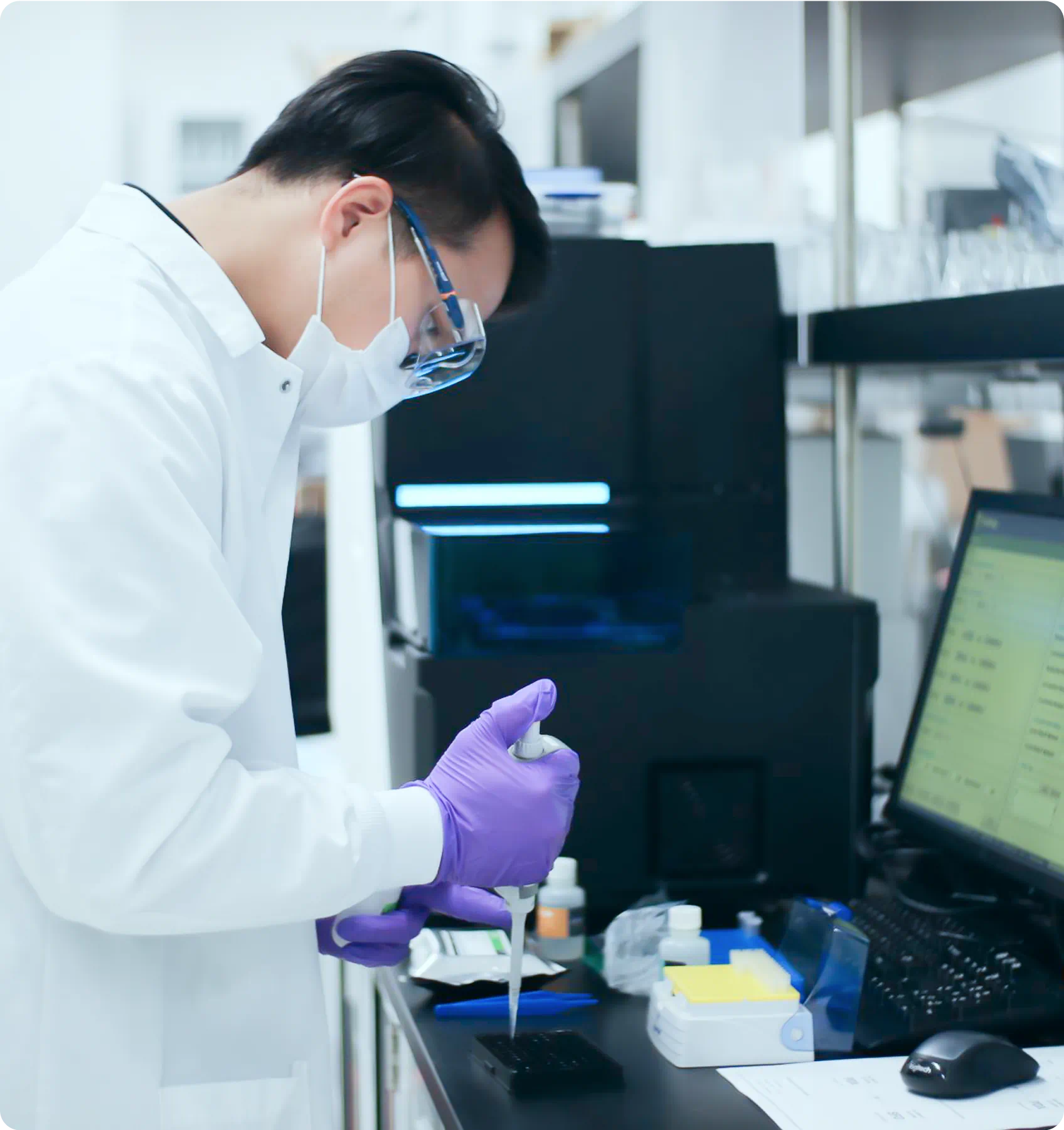 scientist working in a lab